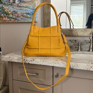 Yellow Leather Handbag